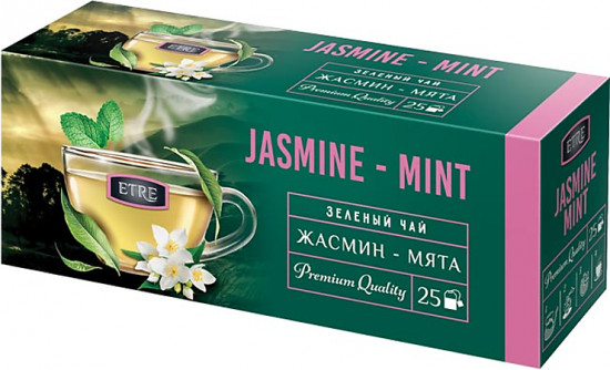 Чай зелёный «Жасмин-мята»
