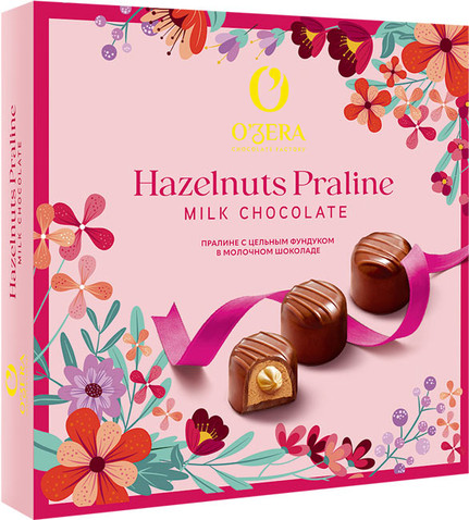 Конфеты шоколадные пралине с цельным фундуком «Hazelnut Praline»