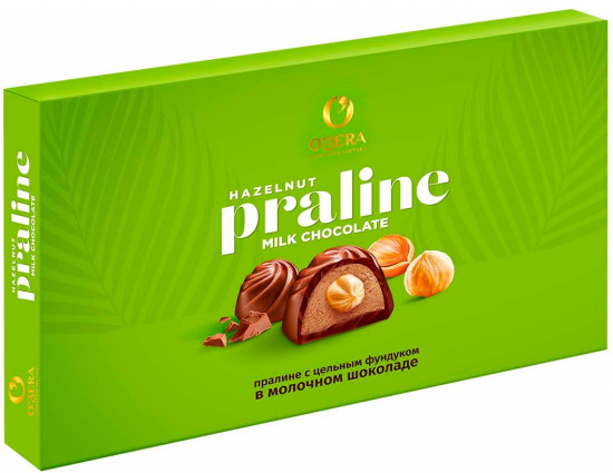 Конфеты шоколадные пралине с цельным фундуком «Hazelnuts Praline»