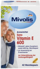БАД «Sano Vitamin E 600»