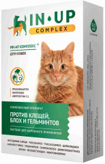 Комплекс для кошек против блох, клещей, вшей, власоедов и гельминтов «IN-UP complex»