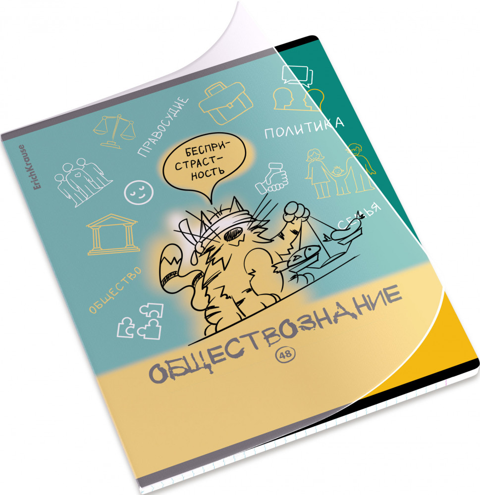 Тетрадь предметная «Обществознание» | Котоформулы | Erich Krause