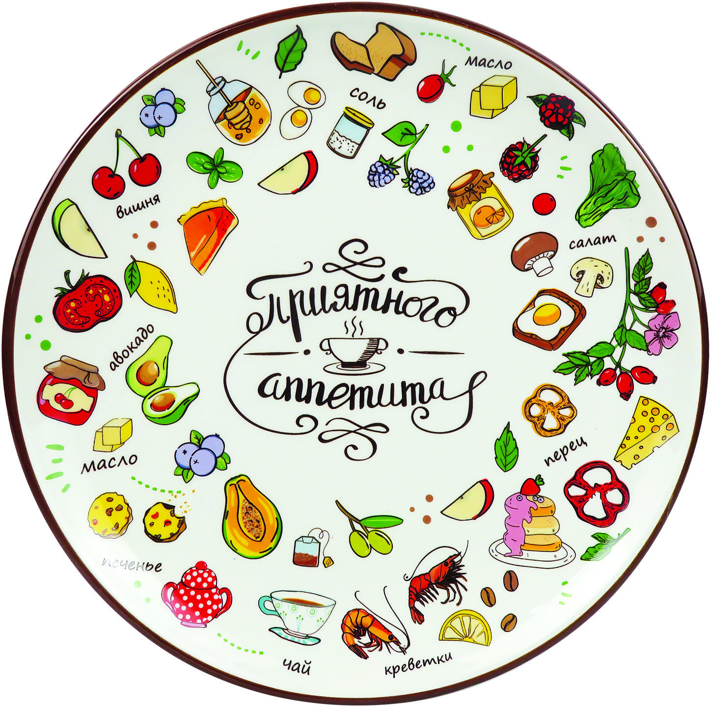 Тарелка «Приятного аппетита» | Приятного аппетита | Appetite