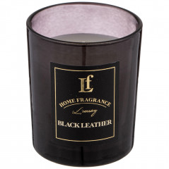Свеча ароматизированная в стакане «Black leather»