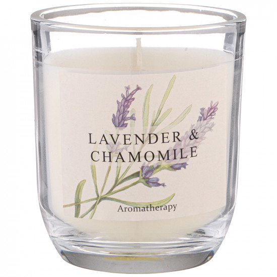 Свеча ароматизированная в стакане «Lavender & Chamomile»