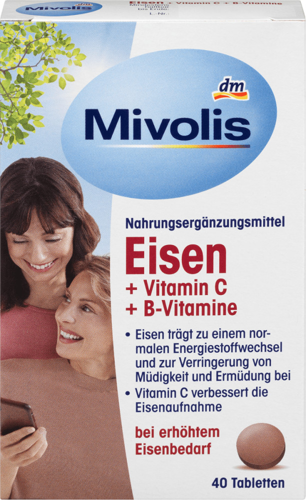БАД «Eisen + Vitamin C + Vitamin B12 + Vitamin B6» | Mivolis