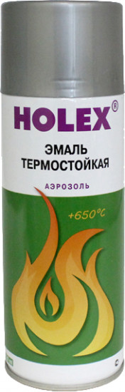Эмаль термостойкая, Серебристый