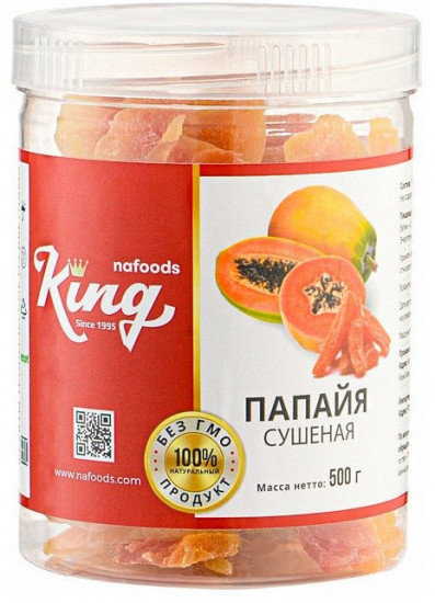 Папайя сушеная «King»