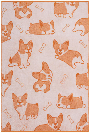 Полотенце махровое пестротканое «Corgi»