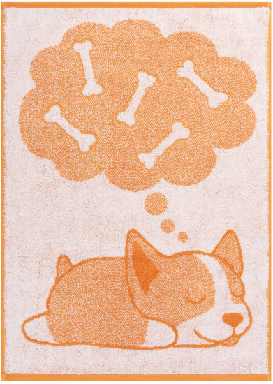 Полотенце махровое пестротканое «Corgi»
