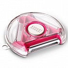 Овощечистка трёхсторонняя «Rotary Peeler», розовая