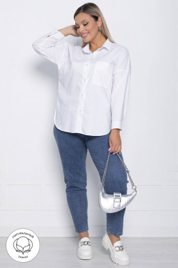 Рубашка женская «Белая лилия» 