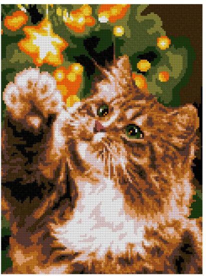 Алмазная мозаика «Рыжий кот»