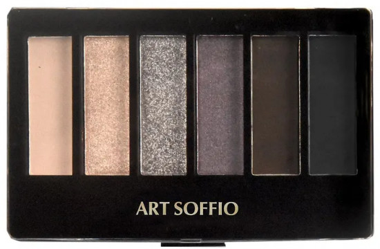 Палетка теней для век «Creates Graphics Top Professional Eyeshadow E-69», оттенок 03 Сатиновый Коричневый