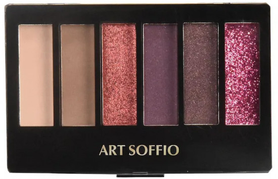 Палетка теней для век «Creates Graphics Top Professional Eyeshadow E-69», оттенок 06 Роза Камелия