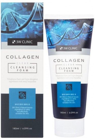 Пенка для умывания с коллагеном «Collagen Clear Cleansing Foam»