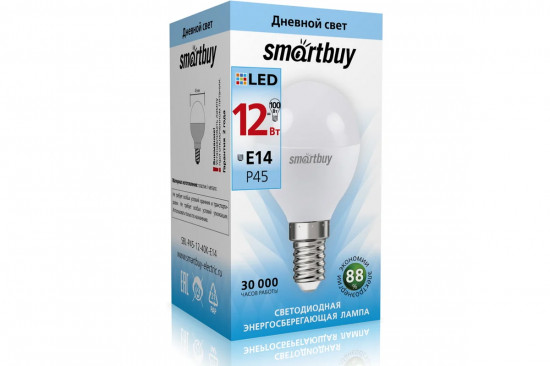 Светодиодная LED- лампа P45-12W/4000/E14
