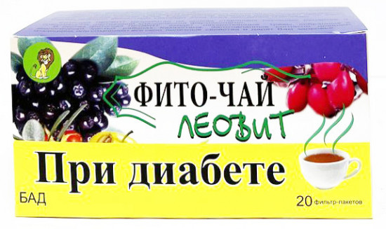 Фито-чай пакетированный при диабете
