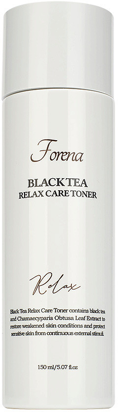 Тонер для лица успокаивающий «Black Tea Relax Care» | Forena