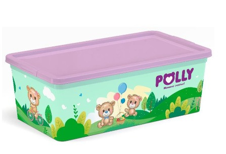 Ящик для хранения игрушек с крышкой «Polly»