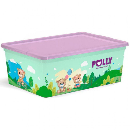 Ящик для хранения игрушек с крышкой «Polly»
