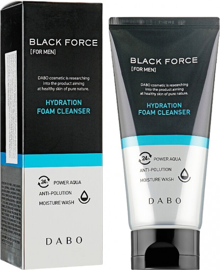 Пенка для умывания мужской «Black Force For Men Hydration Foam Cleanser»