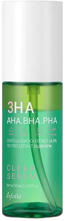 Сыворотка для лица с кислотами «3HA Clear Serum» | Esfolio