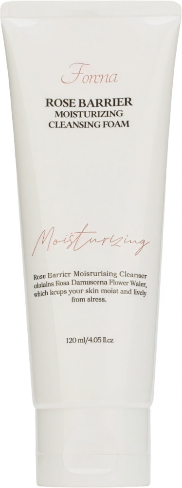Пенка для лица увлажняющая с экстрактом розы «Rose Barrier Moisturizing Cleansing Foam» | Forena
