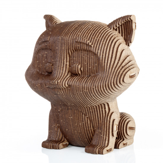 3D пазл копилка «Кошечка»