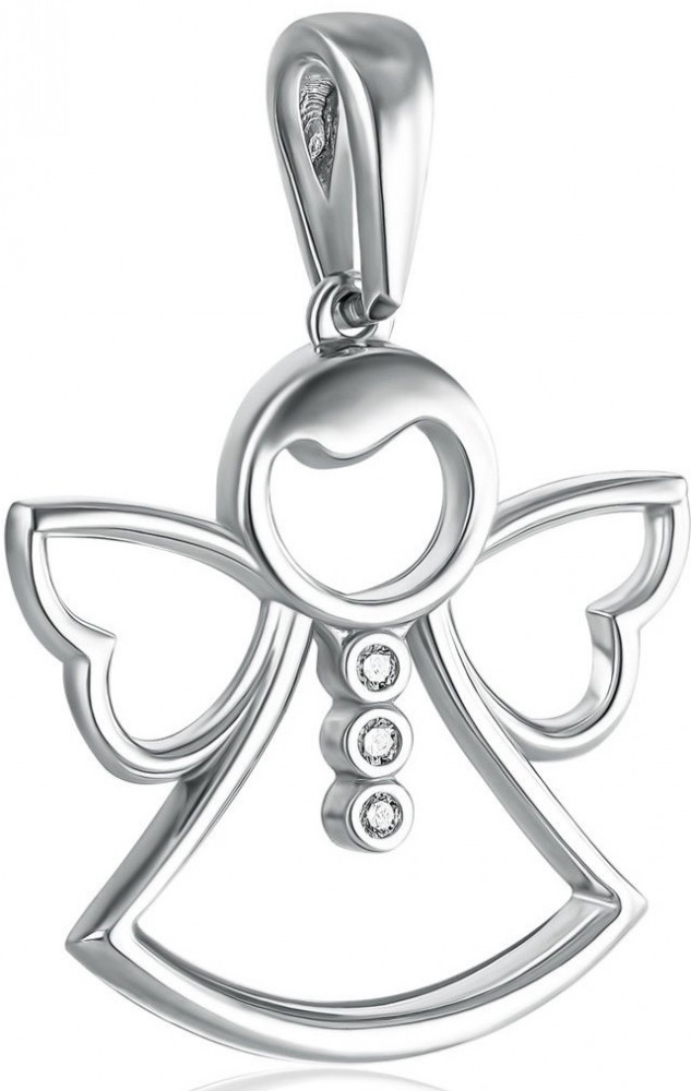 Подвеска из серебра с фианитами | Lucente Silver