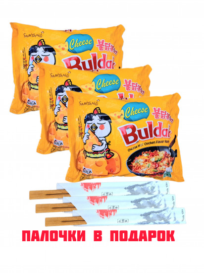 Набор лапши быстрого приготовления со вкусом сыра