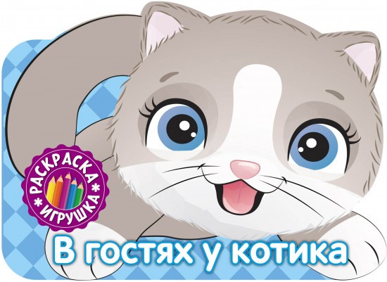 Раскраска-игрушка «В гостях у котика»