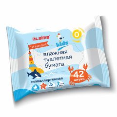 Набор детской влажной туалетной бумаги