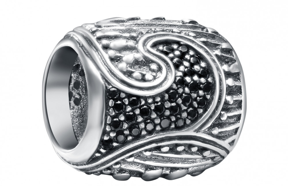 Шарм из серебра с фианитами | Lucente Silver