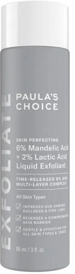 Пилинг для лица кислотный «Skin Perfecting 6% Mandelic Acid and 2% Lactic Acis Liquid Exfoliant»