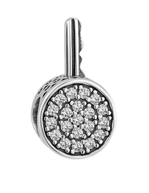 Шарм из серебра с кубическими циркониями | Lucente Silver