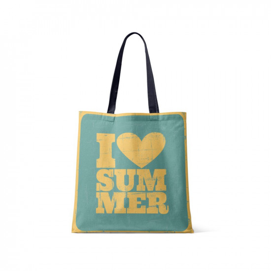 Сумка-шоппер Плакат “I love summer”