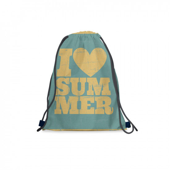 Сумка-мешок Плакат “I love summer”