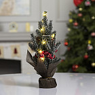 Фигура светодиодная «Ёлка с ягодами и шишками»