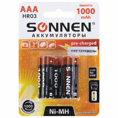Набор батареек аккумуляторных Ni-Mh