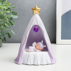 Сувенир светящийся «Спящий ангел под балдахином»