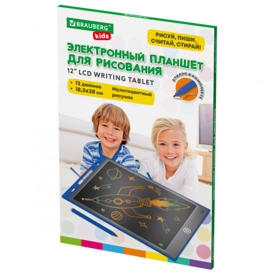 Электронный планшет для рисования цветной