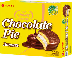 Печенье глазированное с ароматом банана Chocolate Pie «Banana»