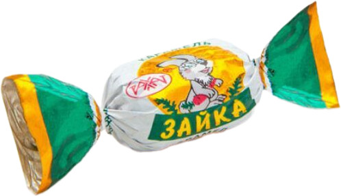 Карамель с молочной начинкой «Зайка»