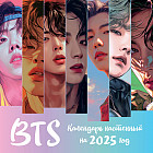 Календарь настенный на 2025 год «BTS»