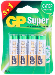Набор батареек Super Alkaline АA/LR6, 15А