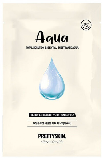 Маска для лица тканевая «Total Solution Essential Sheet Mask Aqua»