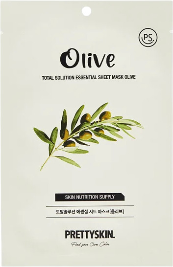 Маска для лица тканевая «Total Solution Essential Sheet Mask Olive»