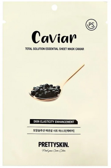 Маска для лица тканевая « Total Solution Essential Sheet Mask Caviar»