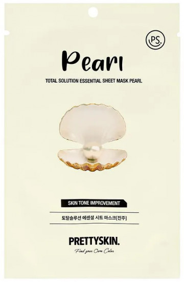 Маска для лица тканевая «Total Solution Essential Sheet Mask Pearl»